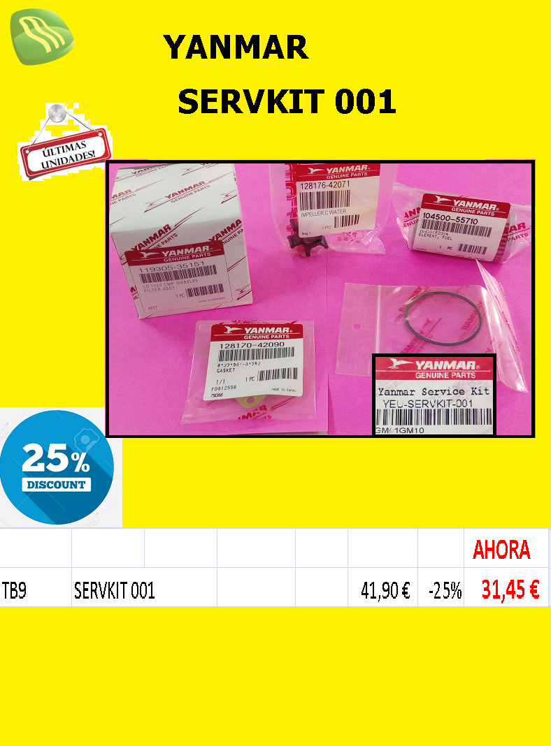 YANMAR -SERVKIT 001